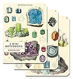 Cavallini Papers & Co., Inc. Mineralogy Mini Notebooks 4 x 5.5