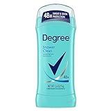 Degree Original Antiperspirant Deodorant Shower Clean 48-Hour Sweat & Odor Protection Antiperspirant for Women 2.6 oz