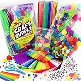 Arts and Crafts Supplies Kit for Kids - Boys and Girls Age 4 5 6 7 8 Years Old - Toddler Art Set Activity Materials in Bulk - Great for Preschool, Homeschool, and Kindergarten DIY Crafting Projects