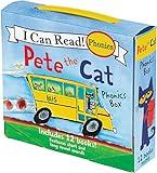 Pete the Cat 12-Book Phonics Fun!: A Box of 12 Mini-Books Featuring Short and Long Vowel Sounds (I Can Read Phonics)