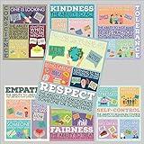 Character Building Poster Collection – Set of SEVEN 9 x 12 Prints – Growth Mindset – Social Emotional – Moral Intelligence – Classroom Decor – School Counselor – Educator – Administrator – Values