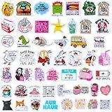 50PC Funny Stickers Decal Fun Cool Vinyl Waterproof Sticker Set Packs Sarcastic Meme Snarky Sassy Humor Silly Jokes Antisocial for Adults Gen Z Women Men Work Office Laptop Water Bottle Computer PC