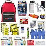 Ready America 72 Hour Deluxe Emergency Kit, 2-Person 3-Day Backpack, First Aid Kit, Survival Blanket, Power Station, Emergency Food, Portable Disaster Preparedness Go-Bag for Earthquake, Fire, Flood