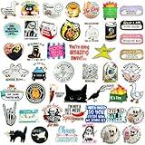 200PC Funny Stickers Small Humor Waterproof Sticker Bulk Pack Meme Inappropriate Sarcastic Weird Crazy for Adult Laptop Water Bottles Mental Health Planner Work Office Healthcare Medical (200)