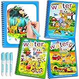 Water Coloring Books for Toddlers, Water Painting Book for Toddlers, Paint with Water Books, Water Doodle Book Toys for 3-5, Toddler Stocking Stuffers & Kids Christmas Gifts (3 Pack)