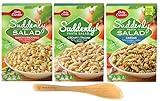 Suddenly Pasta, Pasta Salad Mixes, Quick & Easy Side Dish, Ranch & Bacon, Creamy Italian, and Caesar, 7.25 Ounce (Pack of 3) - Bundled with Make Your Day Mini Spatula