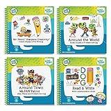 LeapFrog LeapStart Pre-K 4-Pack, for 3-6 yrs includes Mr. Pencil Sharpens Creativity, Read and Write, Around the World, Around Town With PAW Patrol