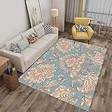 Modern Traditional Inspired Area Rug 9x12ft/108x144in/275x365cm, Boho Style Area Rug Mat for Living Dining Dorm Room Bedroom Home Decorative