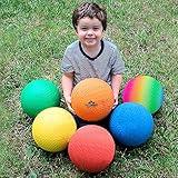 ToysOpoly Playground Balls 8.5 Inch, Kickball Dodgeball for Kids and Adults - Bouncing Dodge Ball, Handball, Square Game for Outdoor & Indoor + Free Pump & Mesh Bag