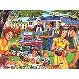 RoseArt - Back to The Past - Backyard BBQ - 1000 Piece Jigsaw Puzzle for Adults