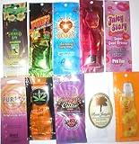 30 Indoor Tanning Bed Sample Packs Packages Suntan Lotion Bronzers Ect.