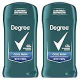 Degree Men Original Antiperspirant Deodorant Cool Rush Twin Pack 48-Hour Sweat & Odor Protection Antiperspirant For Men 2.7 oz