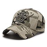 US Army Special Forces Baseball Cap - Camouflage Military Hat with Embroidery