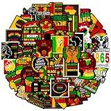 VARACL 50PCS Juneteenth Stickers, June 19th Freedom Day Sticker for Black Independence Day Theme Party Decorations, Black History Month Waterproof Vinyl decal for Water Bottles Laptop Skateboard Decor