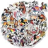 100 Pcs Horse Stickers for Kids Girls Women, Cool Horse Party Favors & Decorations Gifts, Waterproof Stickers for Water Bottle Laptop Scrapbook