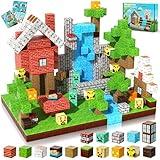 Magnetic Blocks-100PCS Magnetic Building Blocks, Magnetic Tiles Kids Build Cubes 2024 Upgraded STEM Game Toys, Christmas Birthday Gifts for Boys & Girls Ages 3+