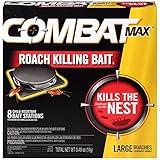 Combat MAX Roach Killing Bait, Large Roach Bait Station, 8 Count