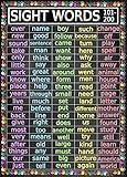 Advanced Sight Words Poster 101-200 for Second Grade - Laminated 14x19.5 - Educational Charts, Classroom Posters and Decorations, Back to School Supplies, Learning Poster for 1st and 2nd Grade