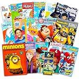 16 Bulk Coloring Books for Kids Ages 4-8 - Assortment Bundle Includes 16 Kids Coloring and Activity Books Bundle with Games, Puzzles, Mazes, and Stickers (No Duplicates)