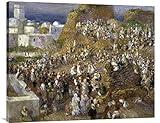 Global Gallery Budget Pierre Auguste Renoir The Mosque (Arab Holiday) Gallery Wrap Giclee on Canvas Wall Art Print