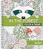 Color & Frame - In the Forest (Adult Coloring Book)