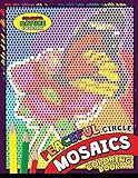 Peaceful Circle Mosaics Coloring Book: Colorful Nature Flowers and Animals Coloring Pages Color by Number Puzzle (Coloring Books for Grown-Ups) (Flowers & Landscapes)