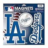 WinCraft MLB Los Angeles Dodgers 18778014 Vinyl Magnet, 11" x 11"