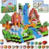Goody King Magnetic Blocks |100PCS Magnetic Building Cube Game, Constructions Toys for Boys & Girls Age 3-4, 5 6 7 8 9 10, STEM Montessori Stacking Toy, Sensory Tiles Building Birthday for Toddlers
