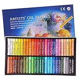 Oil Pastel Set,Professional Painting Soft Drawing Graffiti Art Crayons Washable Round Non Toxic Pastel Sticks for Artist,Kids,Student,Beginner (50 Colors)