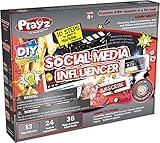 Playz Social Media Influencer Science Kit for Kids with 13+ Trendy Science Experiments & Activities for Kids Ages 8+ - Create a YouTube Channel & Learn to Film Amazing Popular STEM Videos