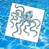 Octopus Wall Stencils Template Reusable Spray Paint Stencils for Craft Painting On Wood Craft Canvas Walls Wood Furniture Decorations DIY Scrapbooking