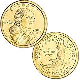 2000 P, D Native American (Sacagawea/Golden) Dollar 2 Coin Set Uncirculated