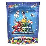 Premium Freeze Dried Candy - 4.5oz Rainbow Space Rocks Freeze Dried Candy - Original Flavors = Lime, Strawberry, Grape, Orange, & Lemon