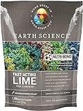 Earth Science Fast Acting Lime - (5lb) Instantly Raise pH of Soil & Reduce Nutrient Runoff for Improved Growth & Color - Long Lasting Lawn Care with Calcium