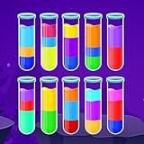 Water Sort Color Puzzle Game,Color Sort Game: Match 3 Games, Water Sorting Color Test Tube Games, Color Ball Sorting Match 3d Games