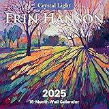 2025 Erin Hanson Calendar Crystal Light Landscapes Fine Art | Large Wall Calendar with Vibrant Impressionism Crystal Light Paintings | Monthly Calendar for Office 12 x 24” Thick Paper | Art by Erin Hanson