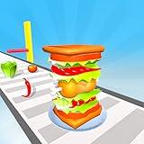 Sandwich Stack Runner: Make a Tall Sandwich Run Tycoon 3D - Spicy Sandwich Tower Making Rush Cooking Game