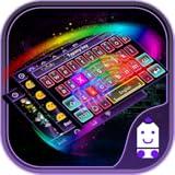 Rainbow Neon Theme&Emoji Keyboard