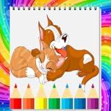 Puppy Cat And Dog Coloring Book