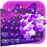 Purple Hearts Keyboard Theme