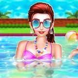 Summer Holiday Pool Party Game - Hot Summer Vacation idea Game