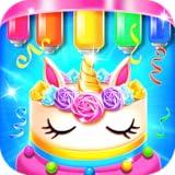 Rainbow Glitter Birthday Cake Maker - Kids Baking & Dessert Games