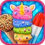 Rainbow Unicorn Ice Cream & Ice Popsicles - Kids Frozen Dessert Food Maker Games FREE