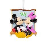 Hallmark Disney Mickey and Minnie on Swing Christmas Ornament