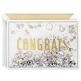 Hallmark Signature Congratulations Engagement Card, Bridal Shower Card, Wedding Card (Congrats Confetti)