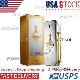 Brand Original 1 Million Cologne Long Lasting Fragrances for Men Mens Deodorant Incense 100ml Fast Delivery