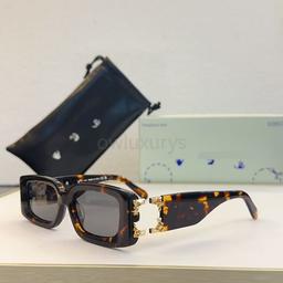 Hollow out design delicate OFF sunglasses White cool style fashion classic thick plate black white square frame eyewear off glasses man eyeglasses OER1098F