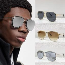 Z2625U Luxury Super Vision Metal Pilot Sunglasses Silver UV400 Lenses Occhiali da sole Designer Men Avant Garde Style Ultraviolet Proof With Box