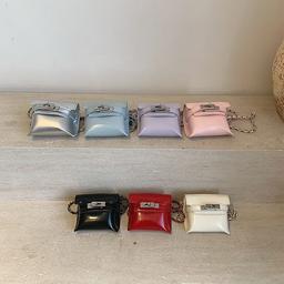 Children metal chian handbags girls PU leather messenger bag kids single shoulder square bags mini purse S3158