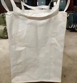 Thickened Wear-Resistant White Tonne Bag with Inner Liner and Rings